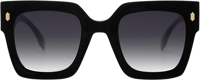 Vintage Oversized Square Protection with Retro Luxury Appeal and Coverage